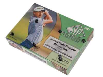 2024 Upper Deck SP Game Used Golf Factory Sealed Hobby Box