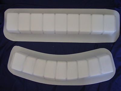 BRICK DESIGN CURVE & STRAIGHT BORDER EDGING CONCRETE MOLD SET 5014 Moldcreations