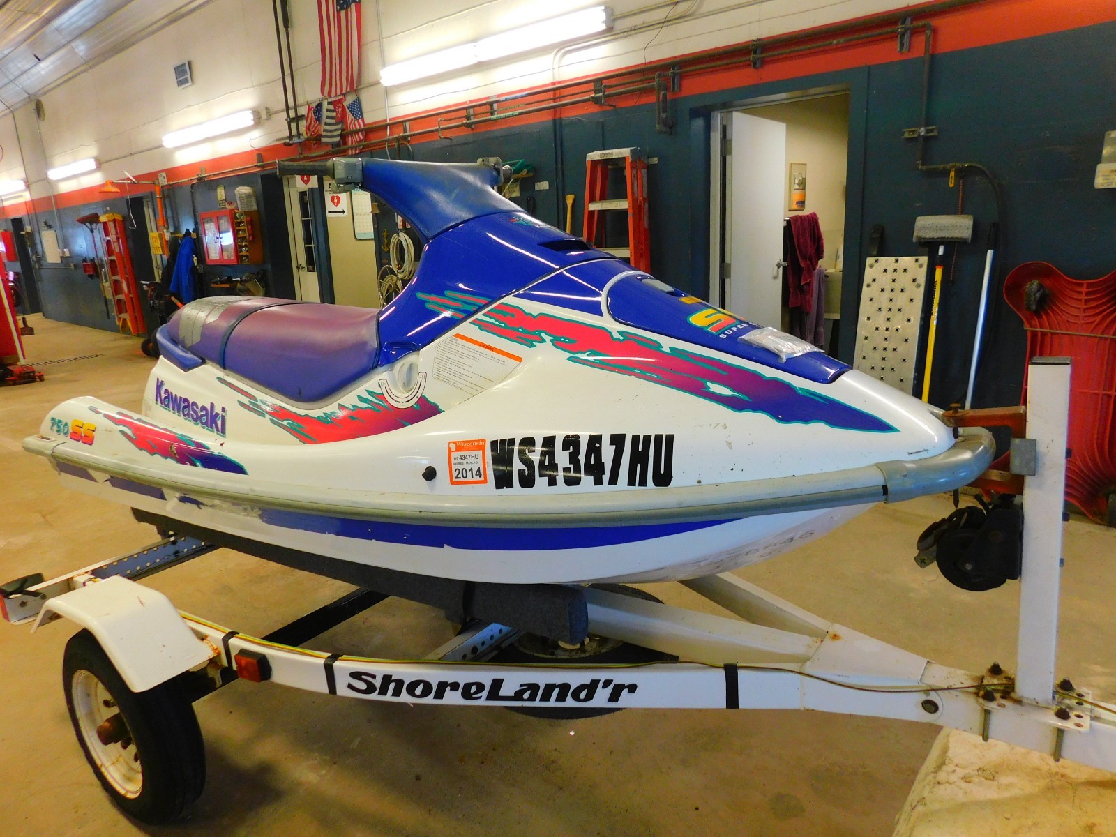 1992 Kawasaki 750SS Shoreland'r Trailer T1276846