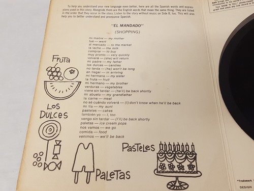 Vintage General Electric Spanish ShowNTell Picturesound Program Lets Go Shopping