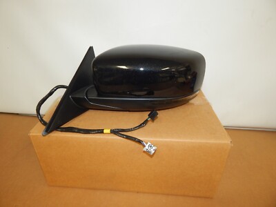 New OEM 2011-2018 Chrysler 300 Left Driver Side Mirror Heated Blind Spot Black