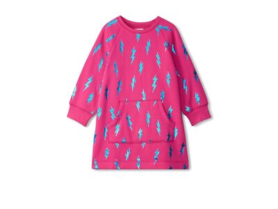 Платье-толстовка Hatley Kids Lightening Bolt (для малышей / Маленьких детей / больших детей)