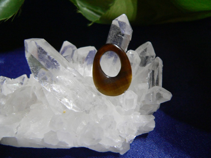 Tigerauge Gogo 20x15mm Edelstein AnhÃ¤Nger