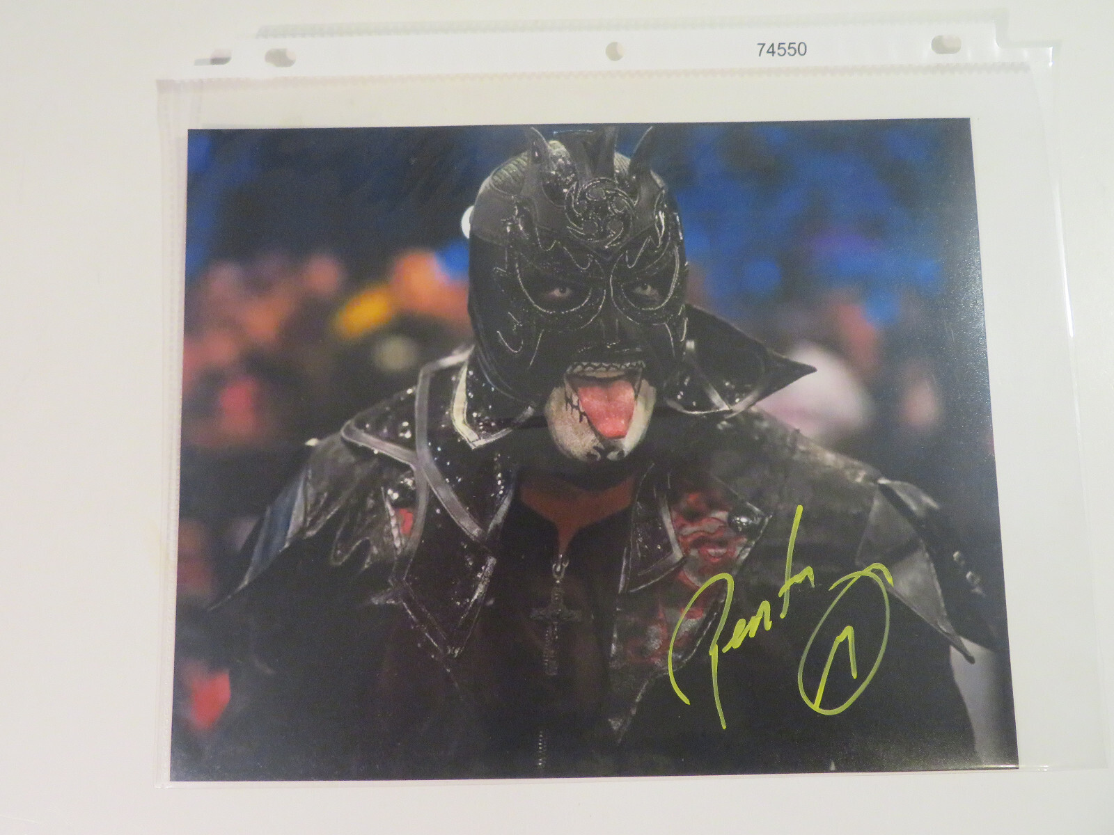 Penta El Zero Miedo Autographed Signed 8x10 Photo AEW