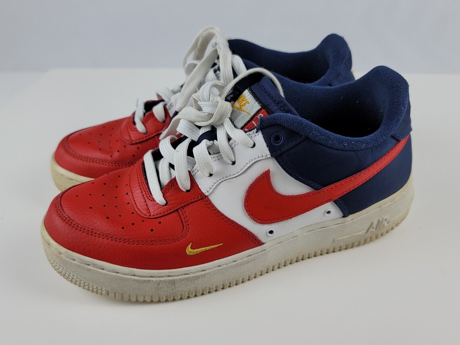 Nike Air Force 1 4th of July Size 7Y youth Red White Blue AF1 Low Very Good Cond