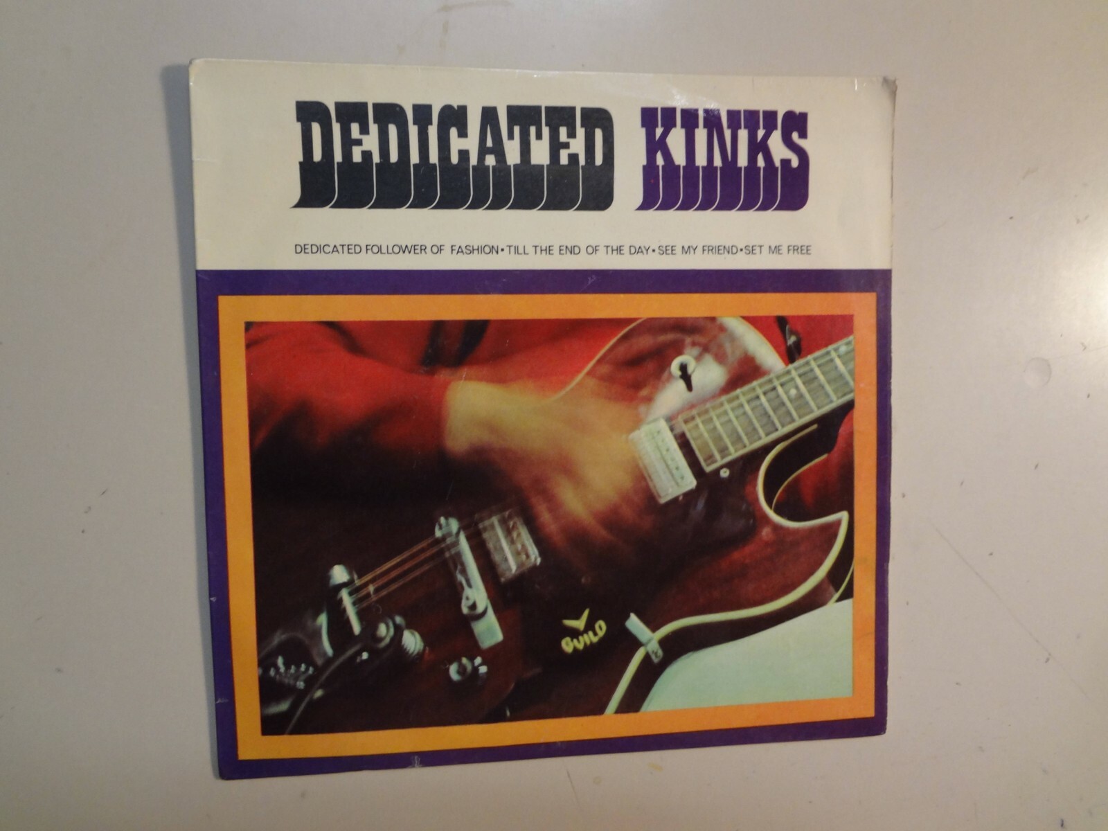 英7” Kinks Dedicated Kinks NEP24258 PYE RECORDS /00080 The Kinks – Dedicated Kinks – Vinyl (7