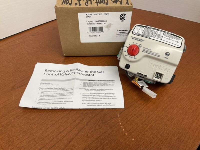 Reliance 1 Inch Honeywell Electronic LP Gas Control Valve Thermostat