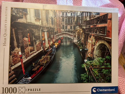 Clementoni Museum Collection VENICE CANAL 1000 Pcs 27 1/2''X19 2/3'' Puzzle NEW