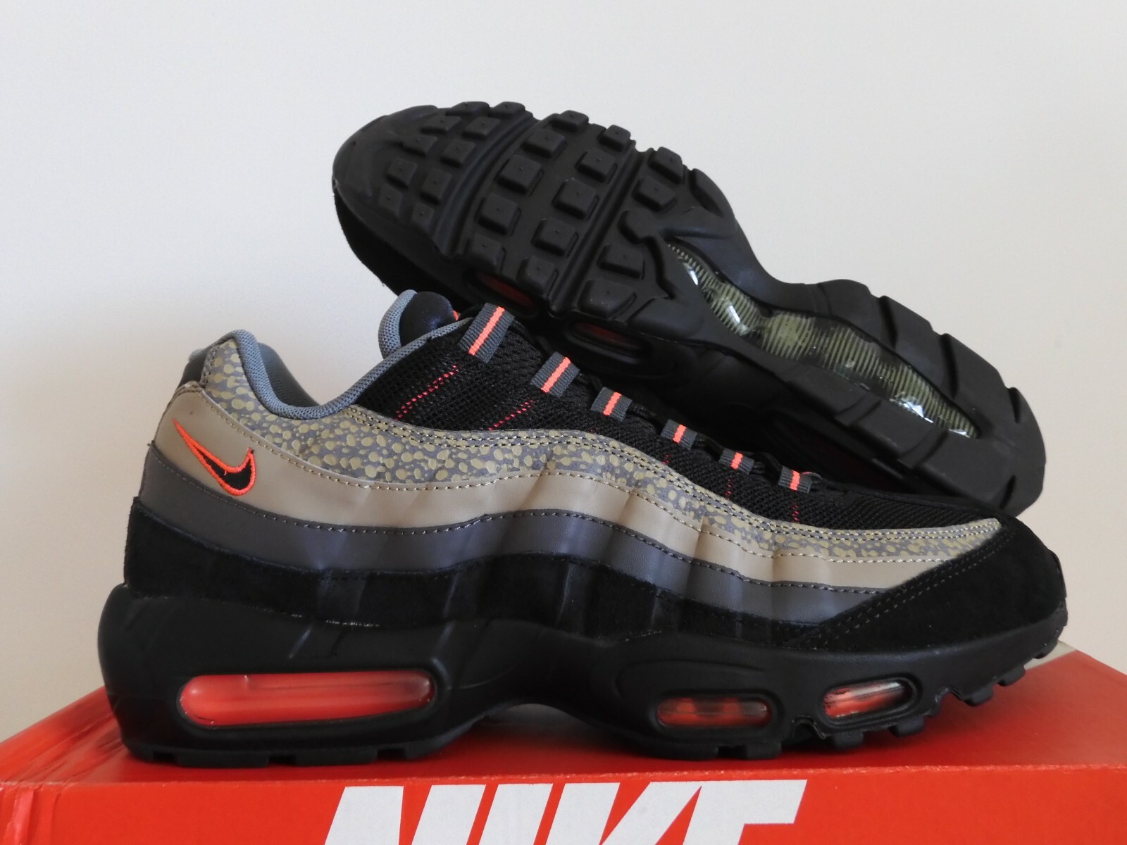 靴 Nike Air Max 95 Safari Black Infrared Nike Air Max 95 NDSTRKT Black Reflective for Sale