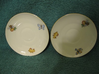 Antique Schumann Saucers/Set of 4/Bavaria/1918-1929 (item# A294)