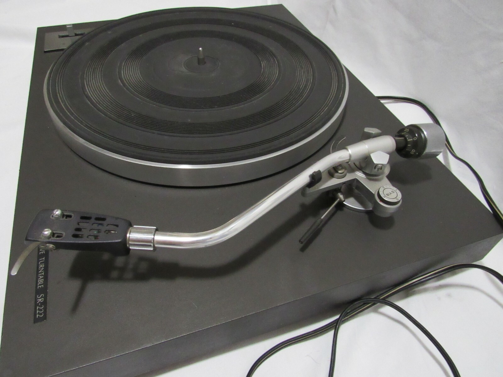 Sansui SR-222 Belt-Drive Vintage Turntable Record Player  Parts or Repair (2D2)