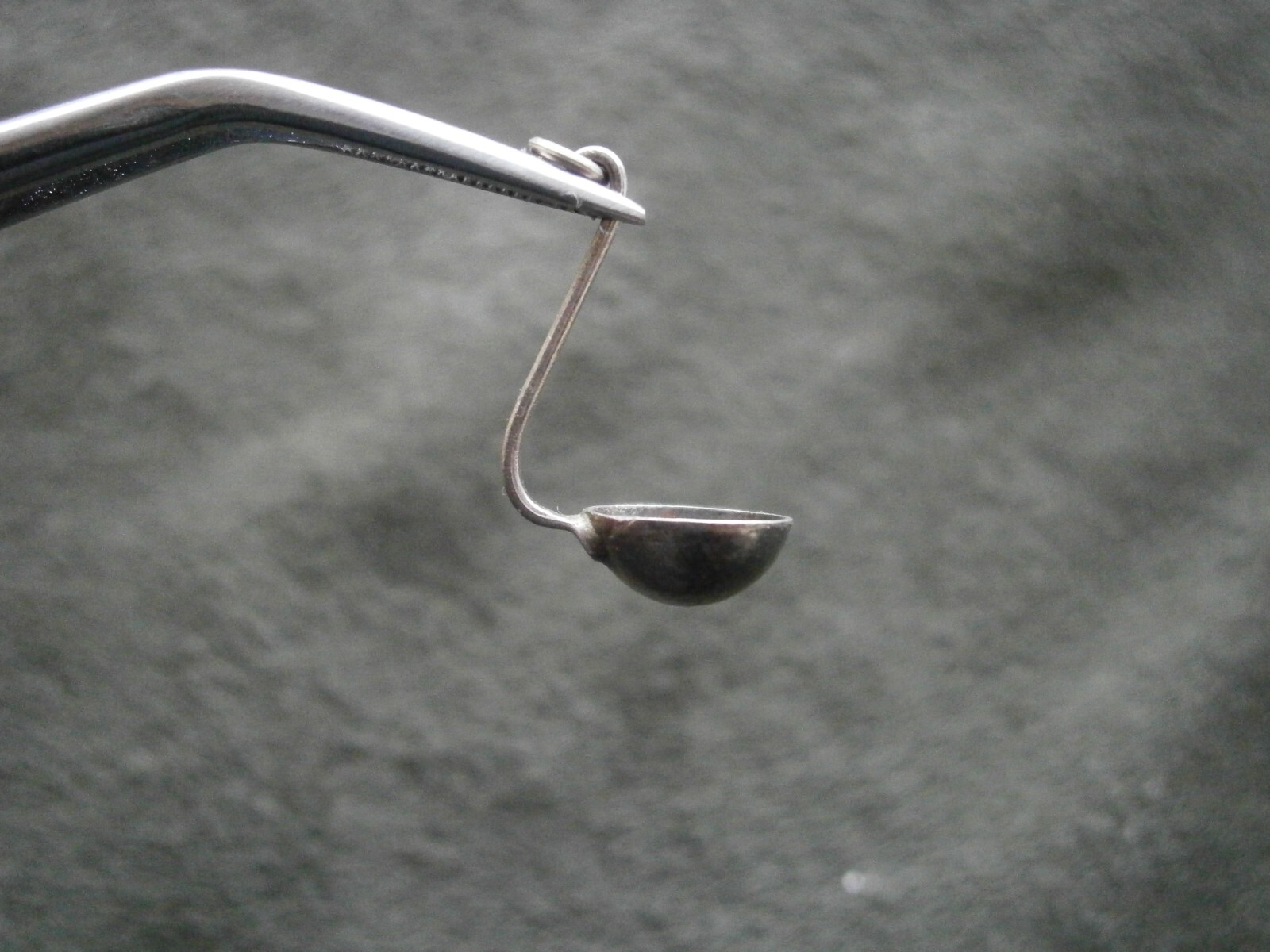 Ladle Serving Spoon Vintage Mexican Sterling Silver Charm Pendant