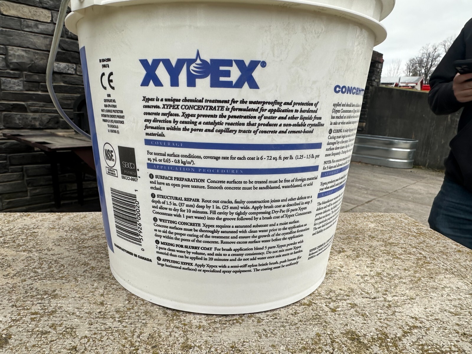XYPEX Concentrate (20 Pound Pail) Concrete Waterproofing