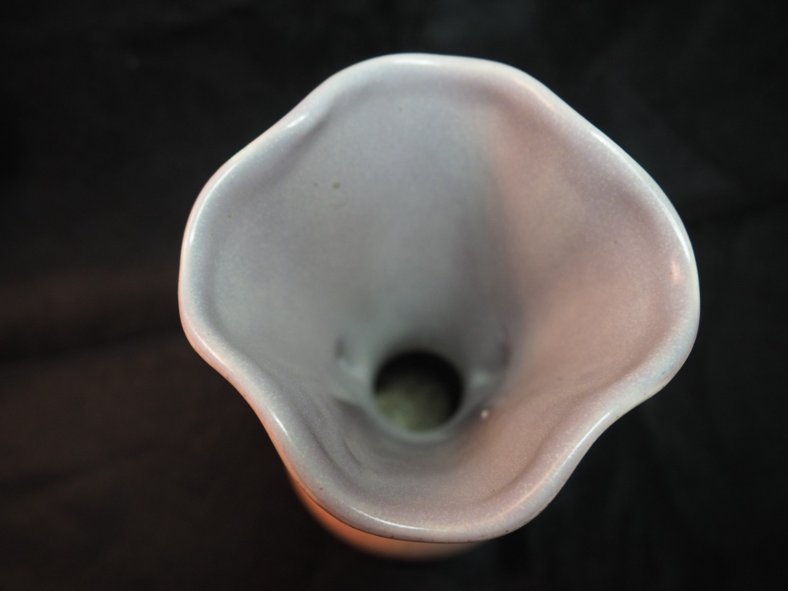 Vintage Red Wing 505 Pottery Double Handled Bud Flower Vase Pink