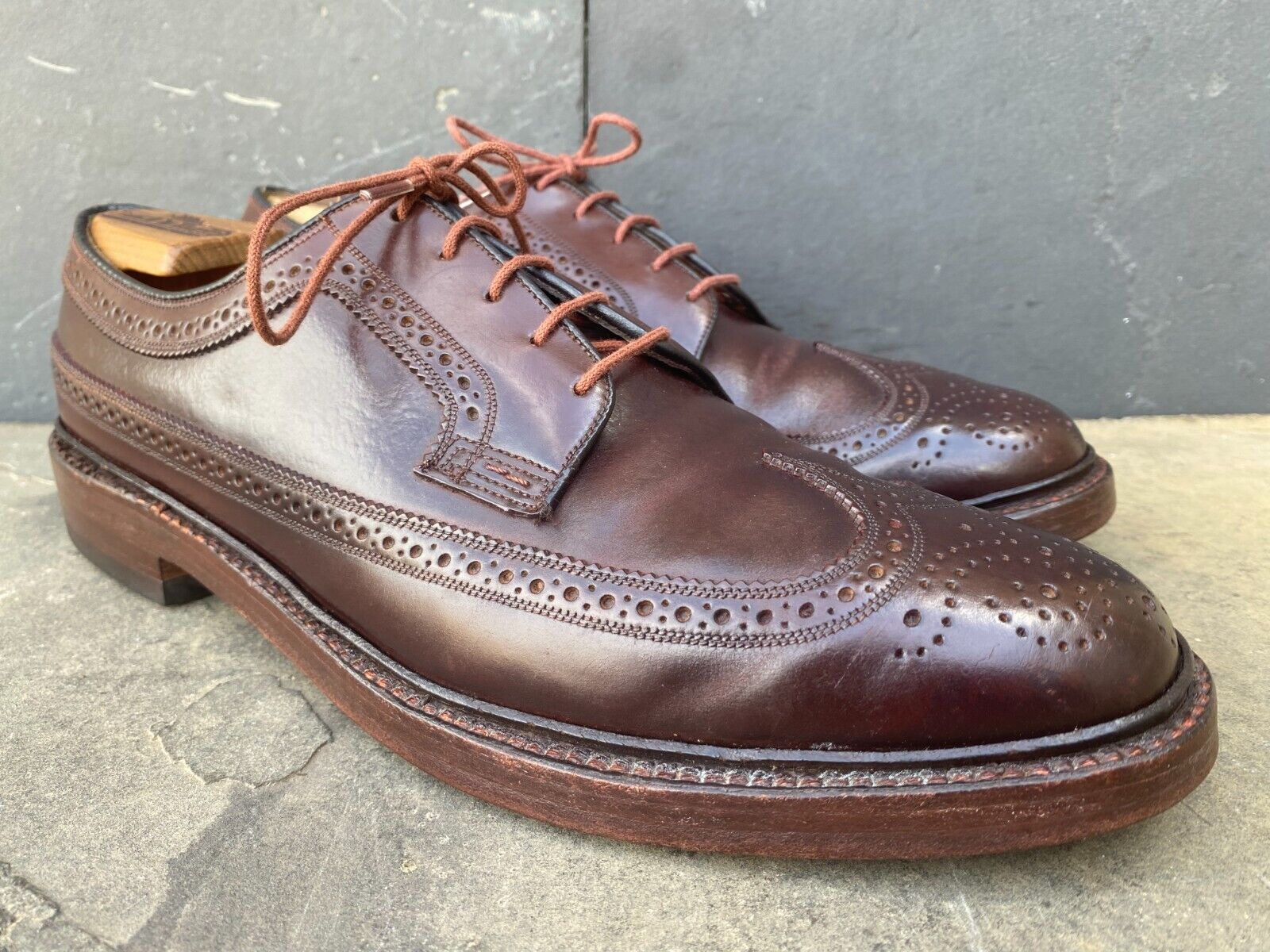 Florsheim Imperial VTG #93605 KENMOOR V-Cleat Shell Cordovan Florsheim Imperial VTG #93605 KENMOOR V-Cleat Shell Cordovan
