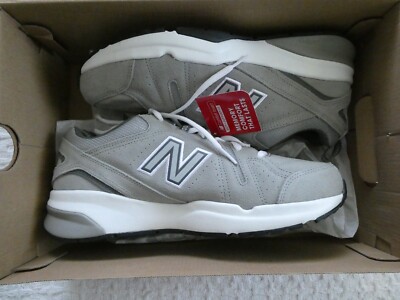 New Balance 608V5 Men’s Cross Training Shoes, Size 9.5, "D" Width -Grey Leather