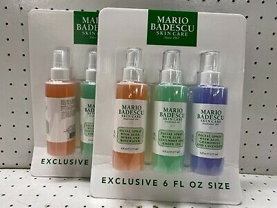 Mario Badescu Skin Care Facial Spray with Aloe 6 Fl Oz Each X 6 Pack