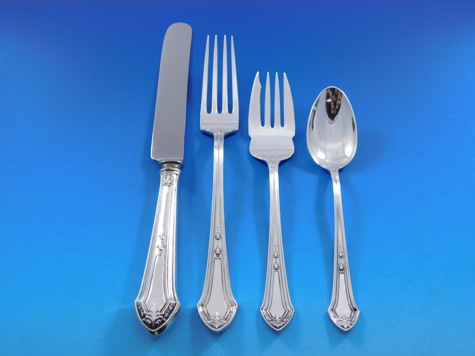 Lenox by Durgin Sterling Silver Flatware Set for 12 Service