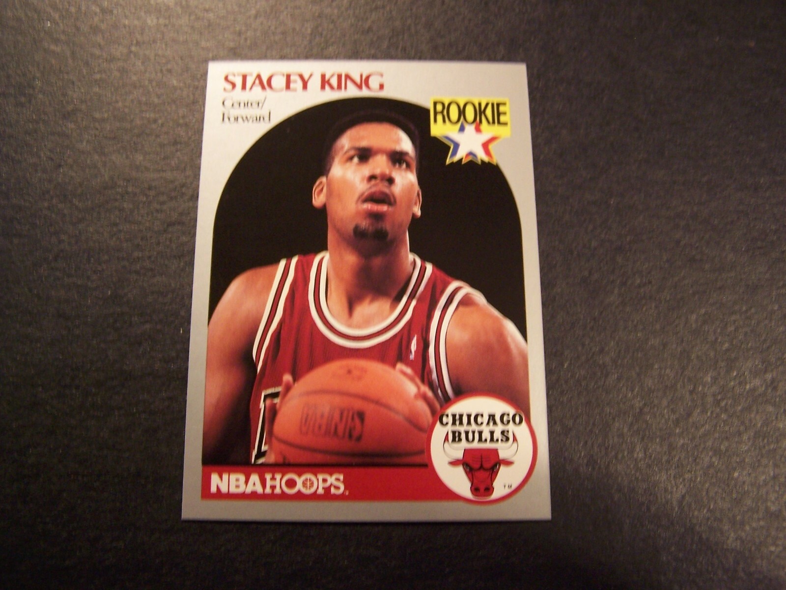 Stacey King NBA Hoops Card #66 Rookie Card. rookie card picture