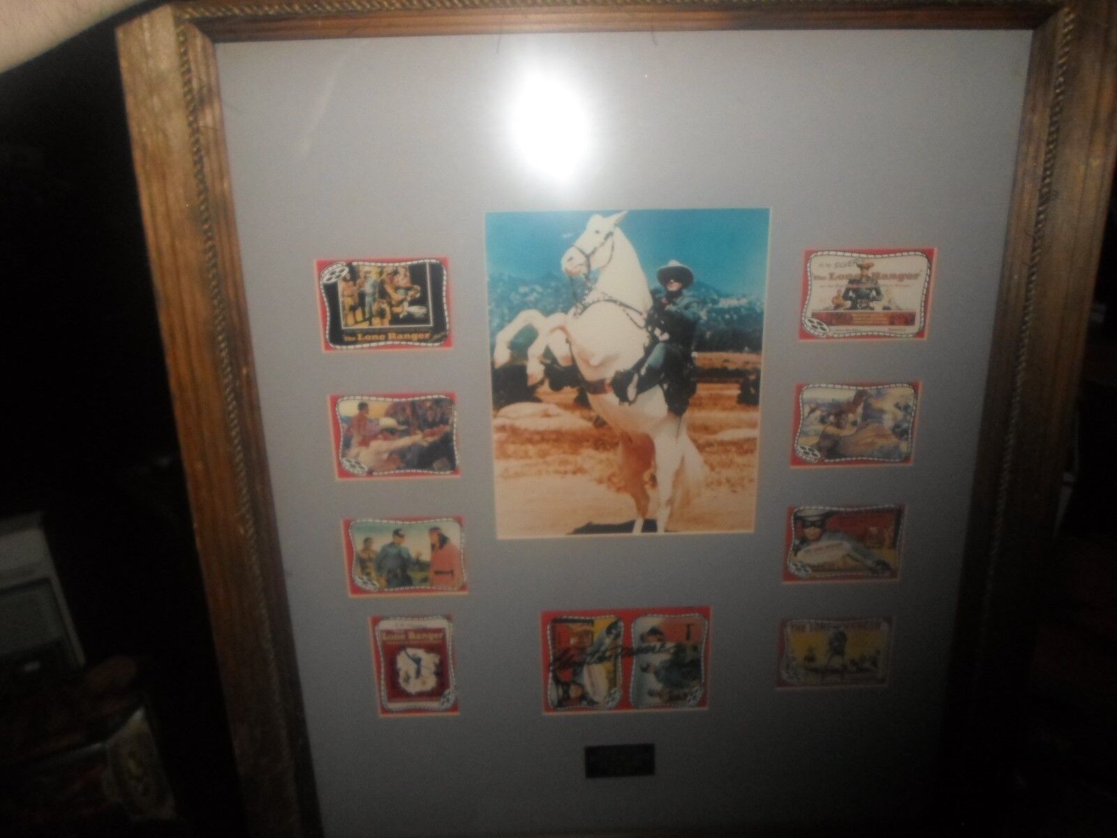 Limited Edtion Silver Screen Series Clayton Moore #30/100 The Lone Ranger Framed