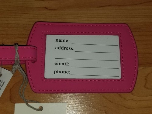 A New Day Passport Case Holder And Luggage Tag PINK SET NEW!!