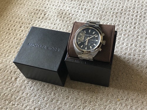 腕時計 MICHAEL KORS Michael Kors Women's Lexington Silver Stainless Steel Case