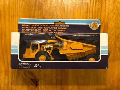 Joal Diecast Ref. 222 Caterpillar Tractor Cat-631 With Tipper Vintage