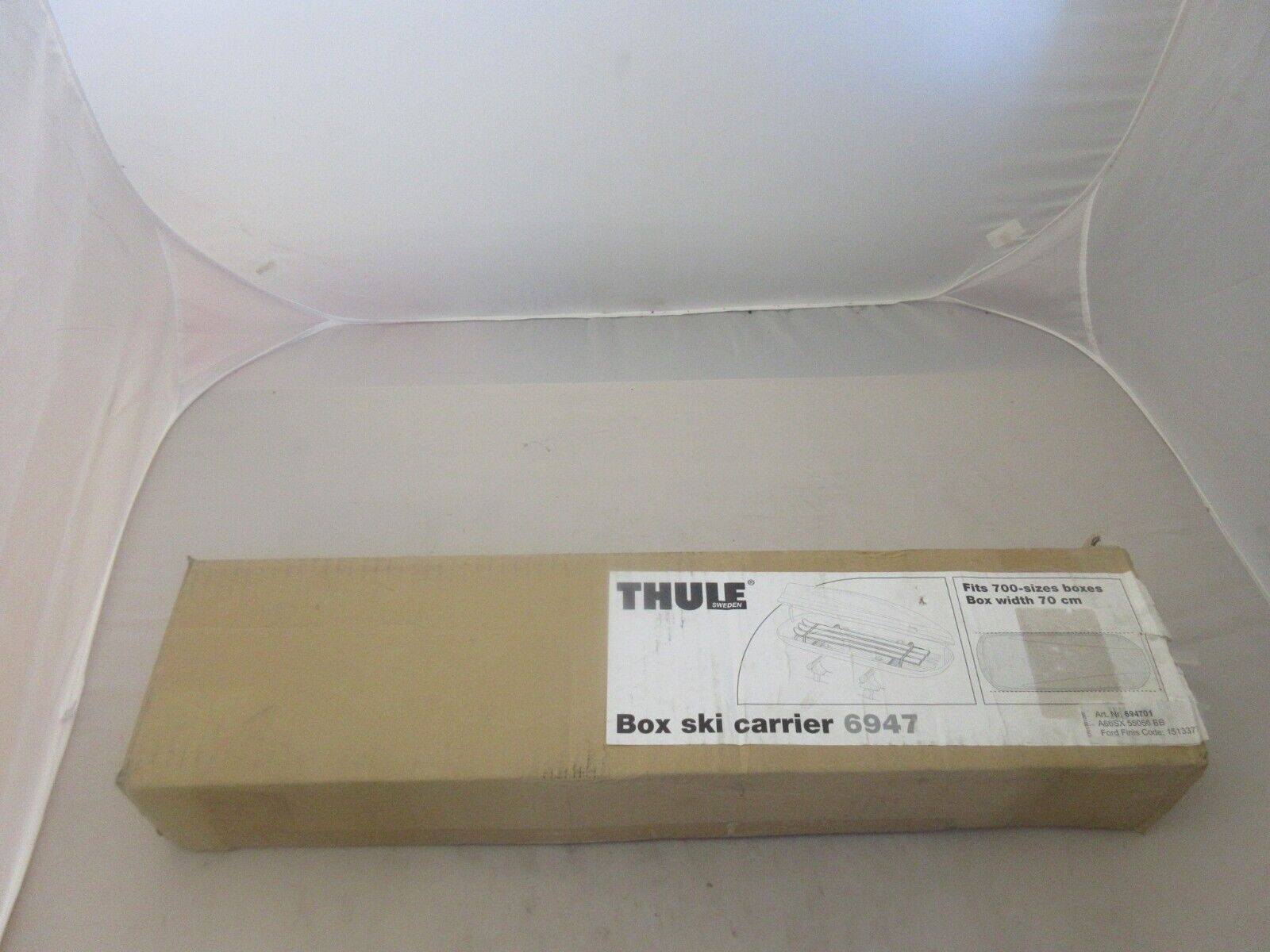Thule Roof Box Ski Carrier Adapter 6947 Fits 700 Size Boxes eBay