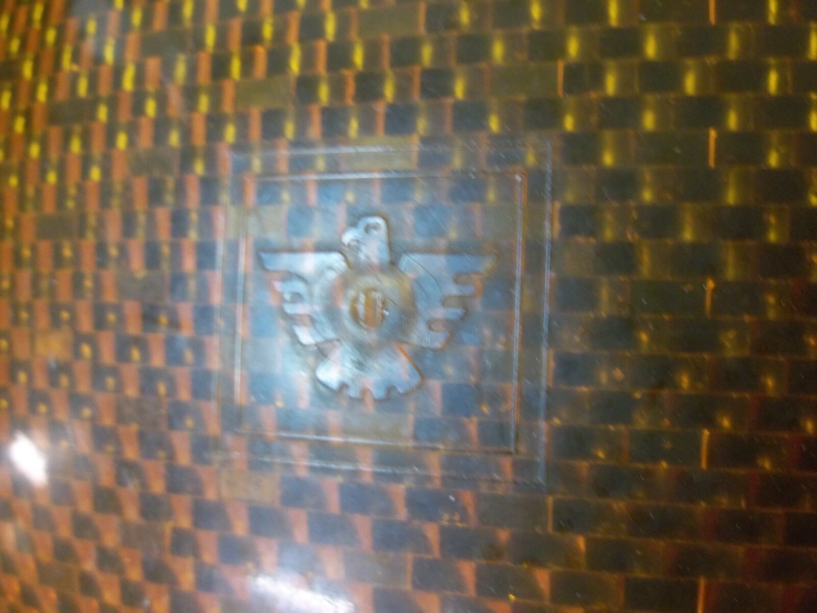 "EAGLE" Traffic Light Signal 8" Lens with gasket ~ Yellow ~ Used ~Aisle O