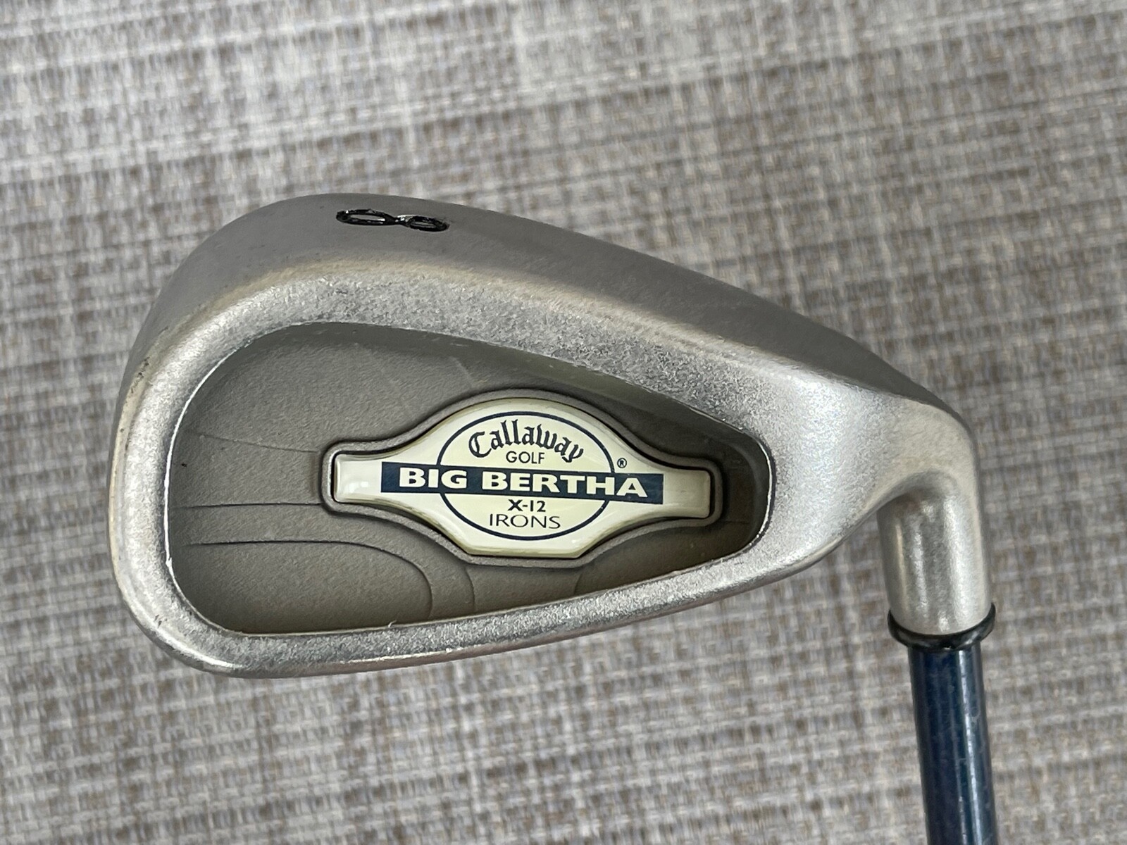 Callaway GOLF X-12 X12 STEELHEAD Big Bertha Single Iron #8 Callaway GOLF X-12 X12 STEELHEAD Big Bertha Single Iron #8