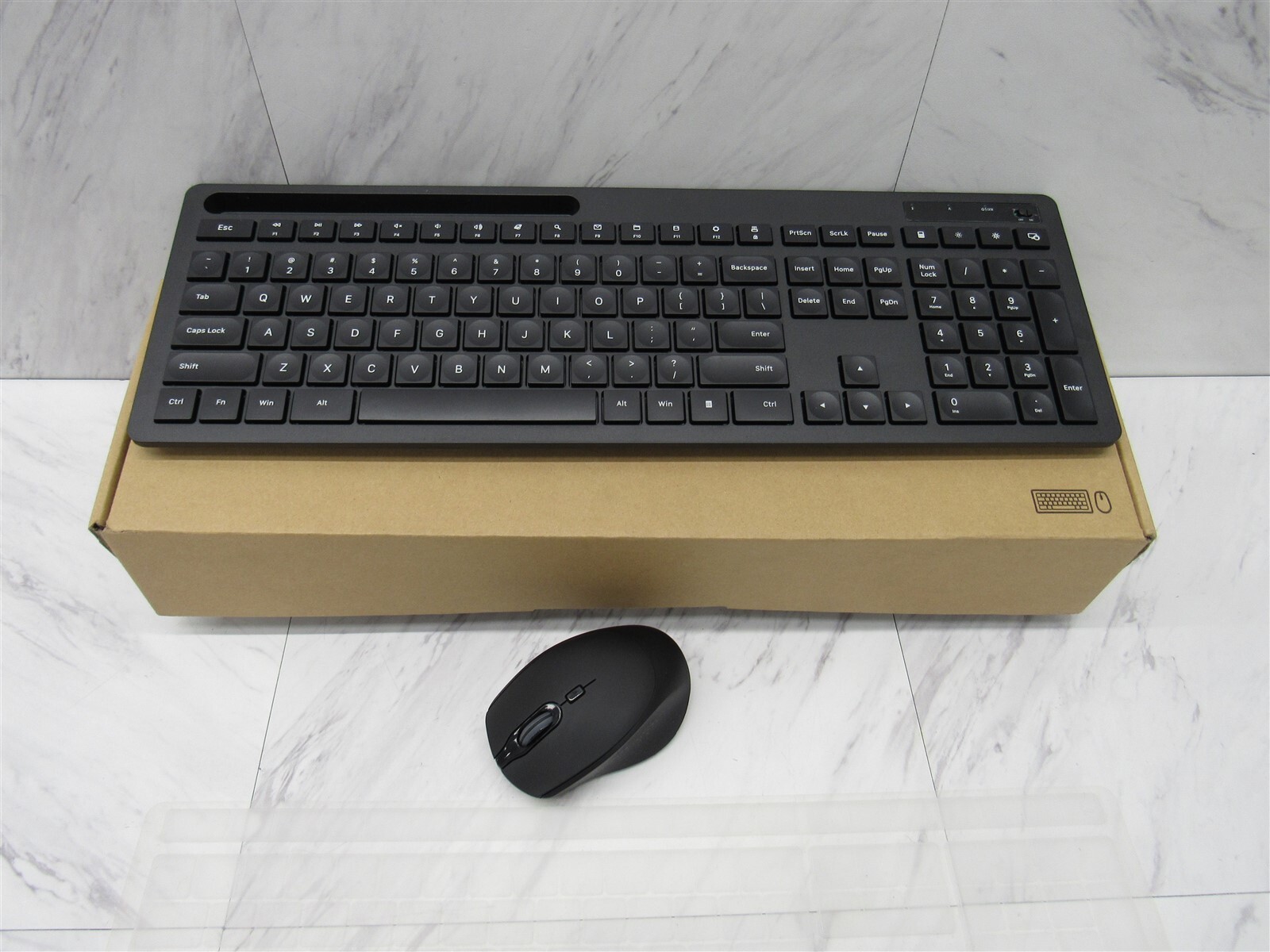Combo - With Phone Holder - Usb Receiver Black