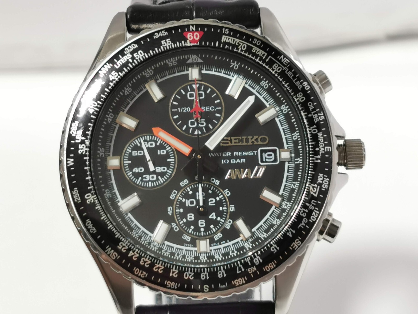 EXC Seiko ANA Flightmaster SZER022 7T92-0CF0 Black Dial EXC Seiko ANA Flightmaster SZER022 7T92-0CF0 Black Dial