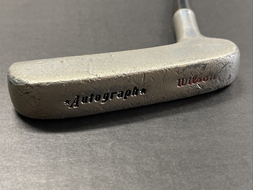 Wilson Autograph Blade Putter RH LH Double Side Steel Shaft Golf Club Vintage