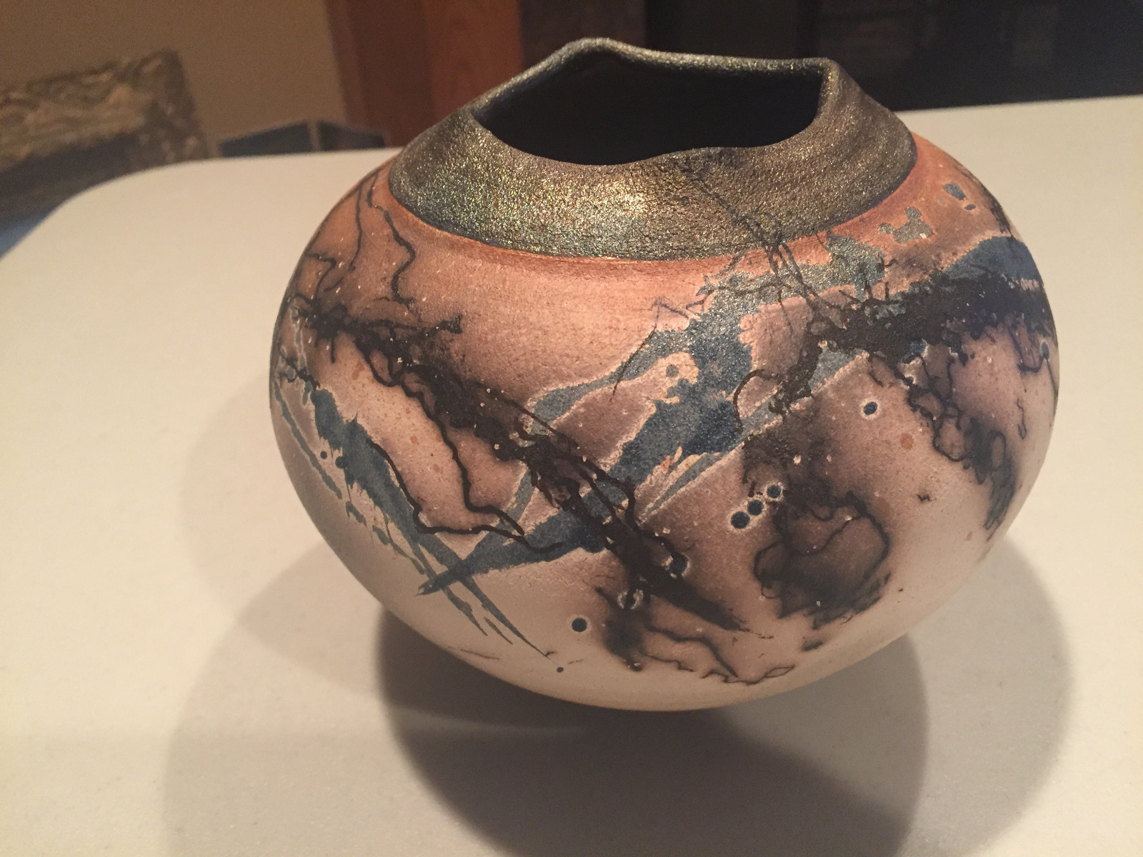 Horsehair Vase - Gorgeous Earth Tones (Signed Hannah, #25)