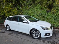 2020 70 PEUGEOT 308 SW 1.5 BLUEHDI 130 ACTIVE ESTATE EURO6 WHITE EX POLICE
