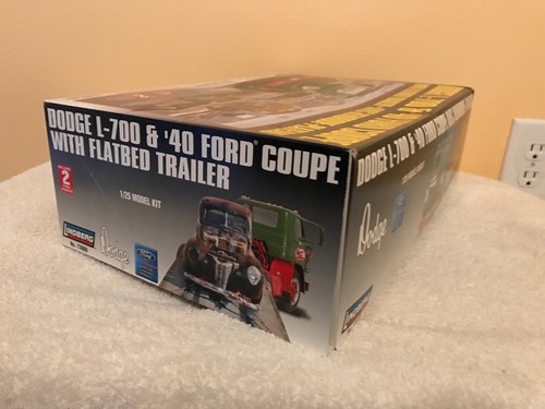 Dodge L-700 & 40 Ford Coupe 1/25 scale  Model kit #73068 Lindberg USA Level 2