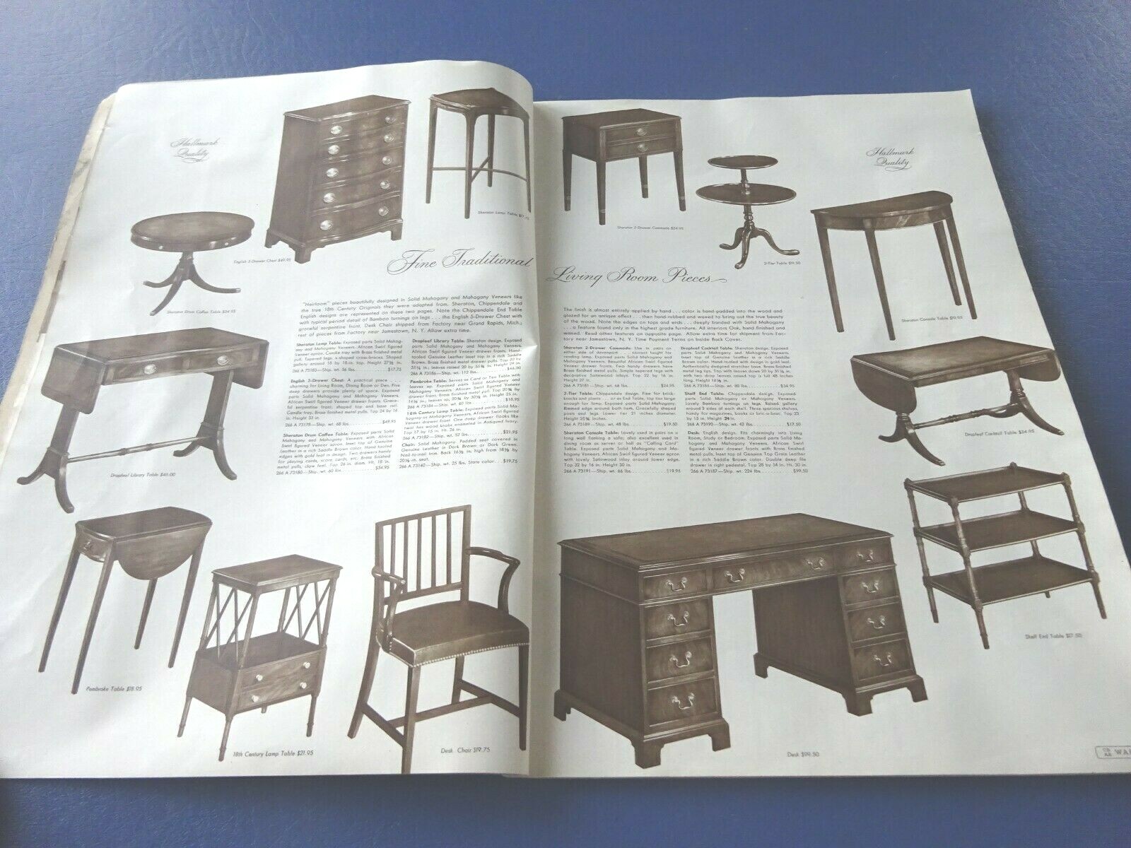 Vintage Montgomery Ward Hallmark Quality Furniture Catalog