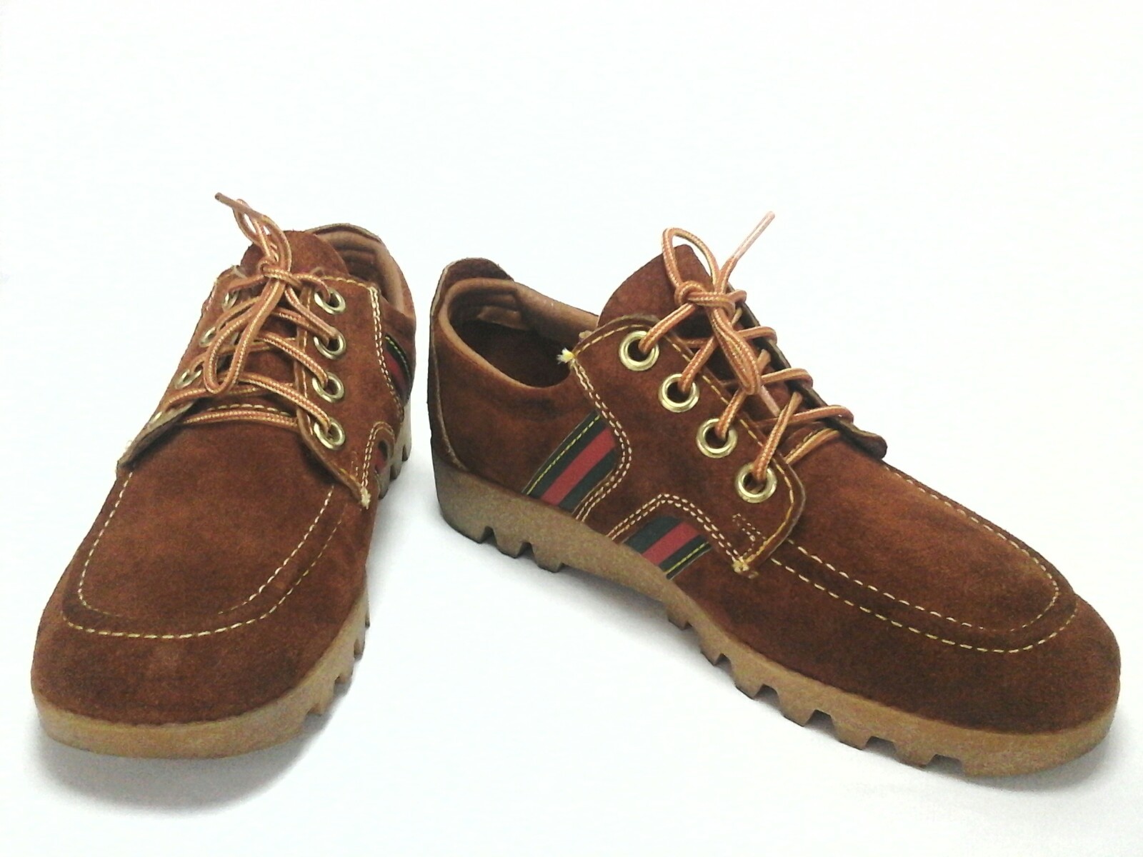 GALLENKAMP Vintage Leather Oxford Shoes Brown SCATS 6D USA