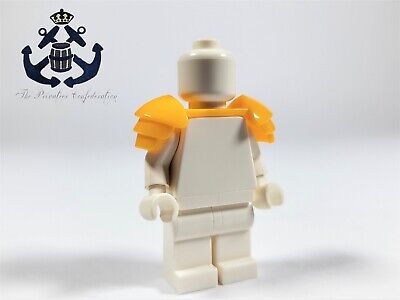 LEGO Castle / Space Bright Light Orange Armor Shoulder Pads 37614 For Minifigure