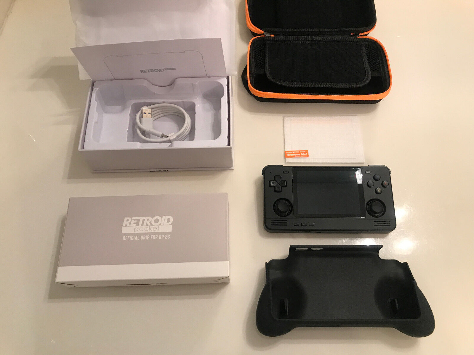 Retroid Pocket 2S 4GB RAM 128GB Black RP2S Handheld Console OEM Case Grip 2 S | eBay Retroid Pocket 2S 4GB RAM 128GB Black RP2S Handheld Console OEM Case Grip 2 S | eBay