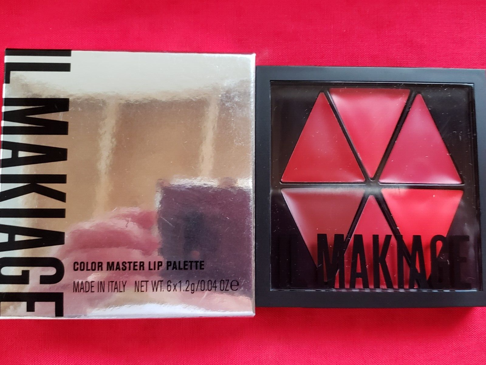 IL MAKIAGE Color Master Lip Palette #756 Rouge  Confession  .25 oz NIB