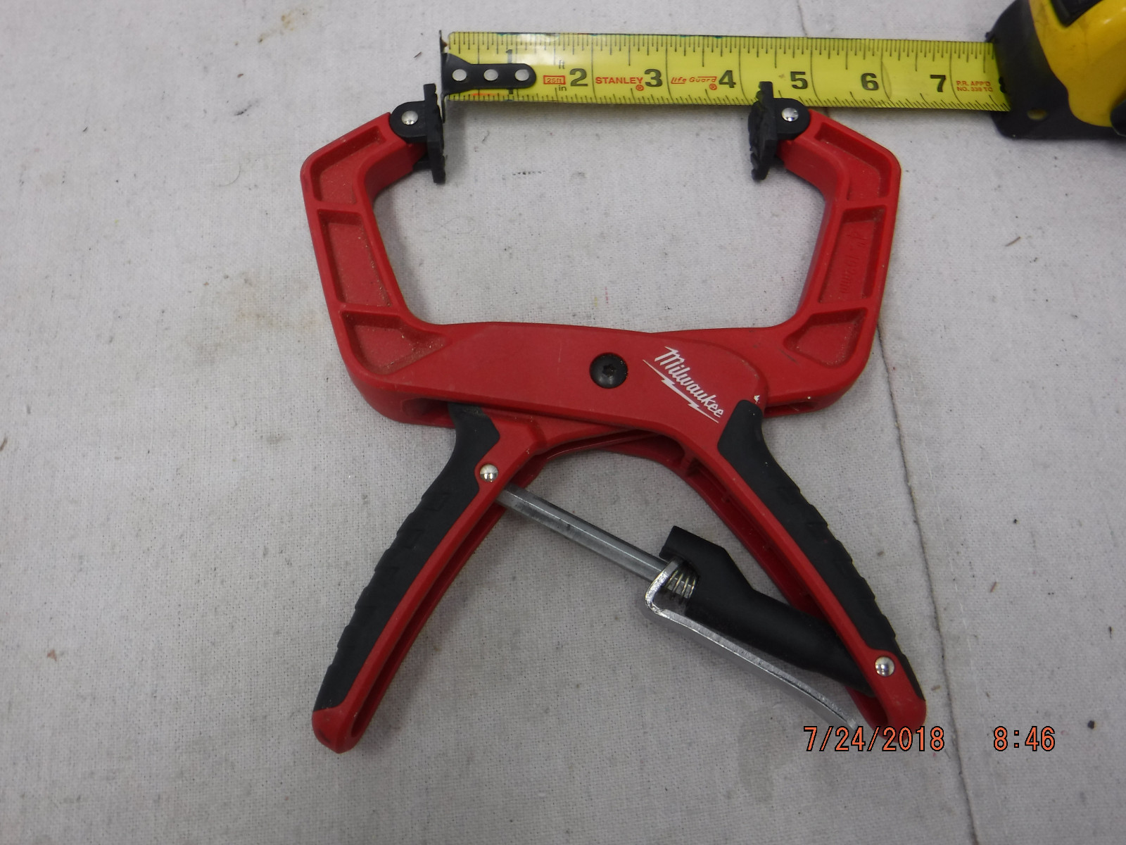 MILWAUKEE SQUEZE CLAMPS