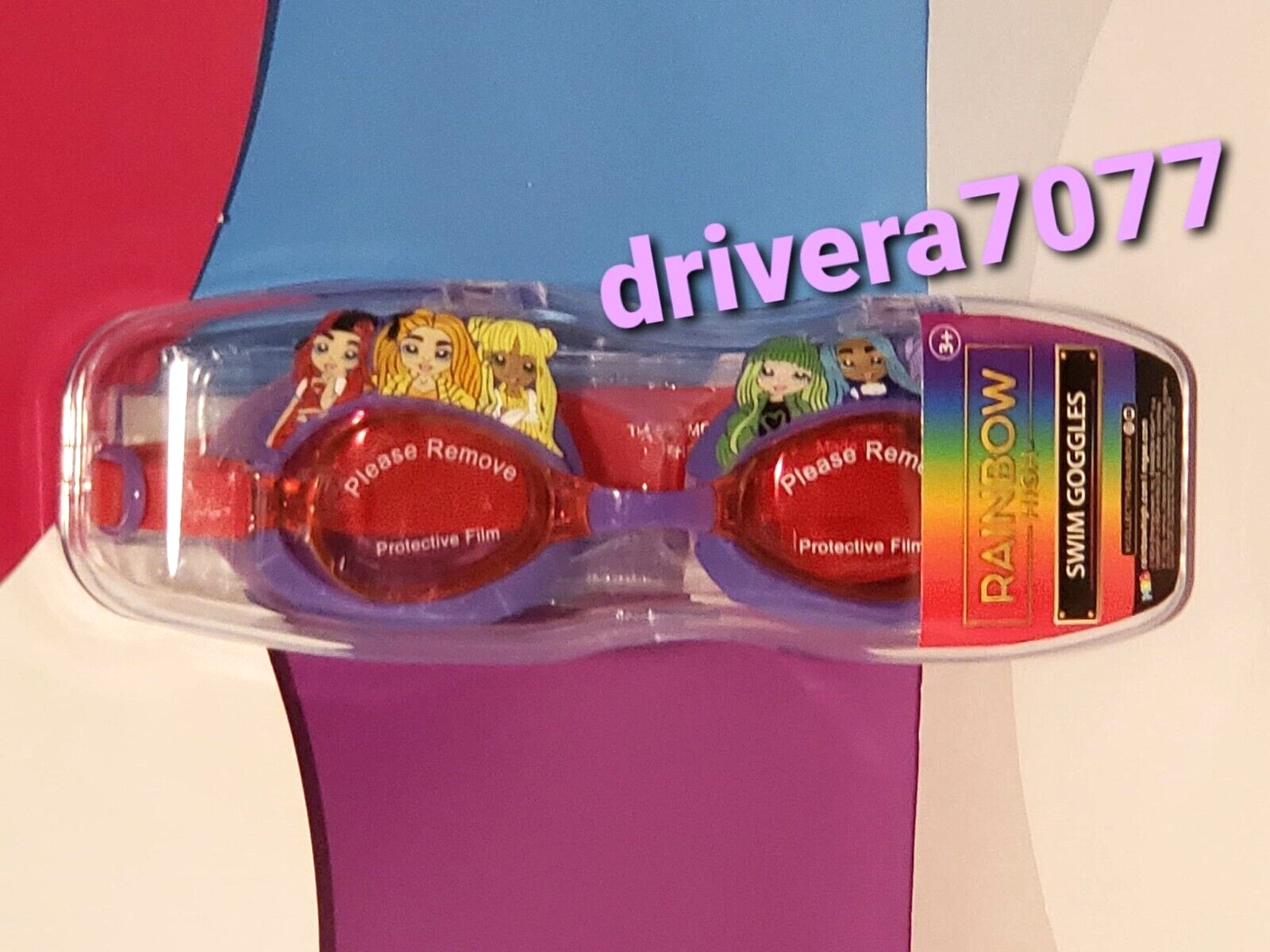 RAINBOW HIGH What Kids Want Swim Goggles 3 + for Girl