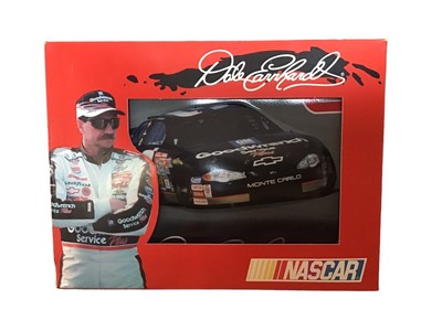 2000 Dale Earnhardt #3 NASCAR 2 Deck Playing Cards In Embossed Metal Col. Tin