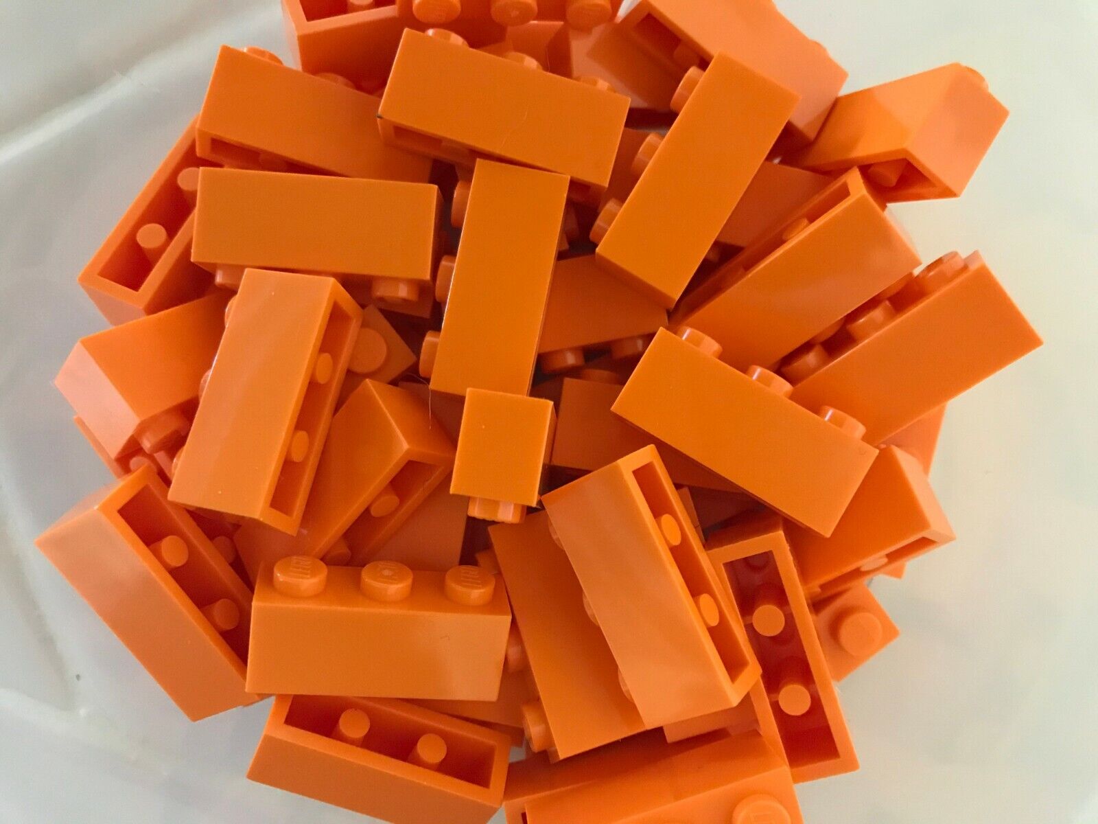 LEGO 3622 NEW ORANGE BRICK 1 X 3 25 PIECES eBay