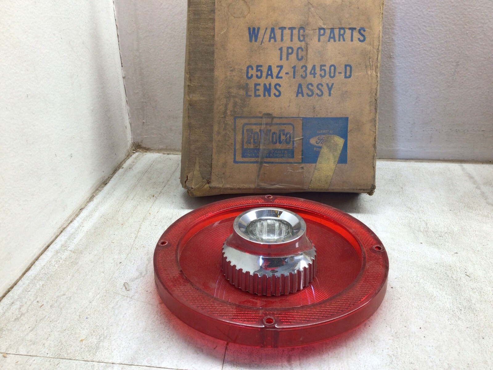 1965 Ford Custom Galaxie OEM Tail Light Lamp Lens C5AZ-13450-D