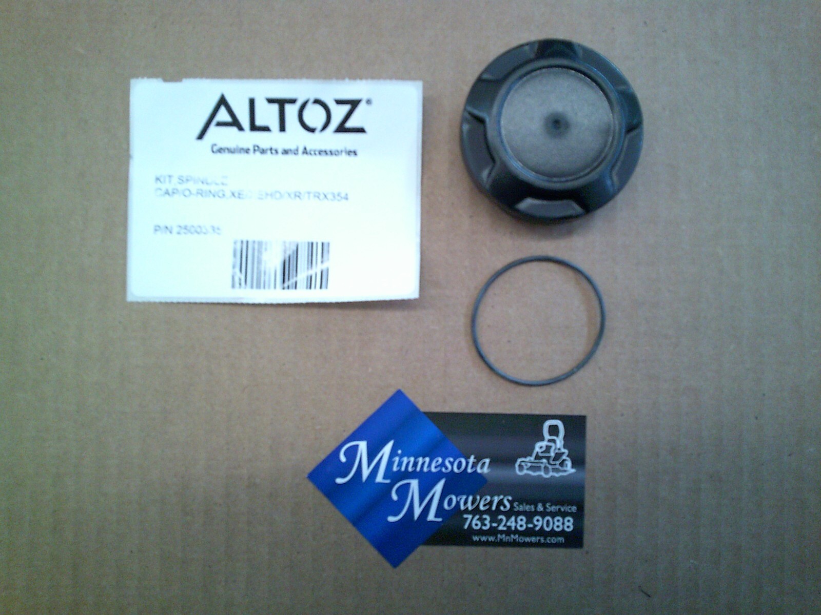 GENUINE OEM ALTOZ - 2500335 4000100 SPINDLE CAP WITH O RING