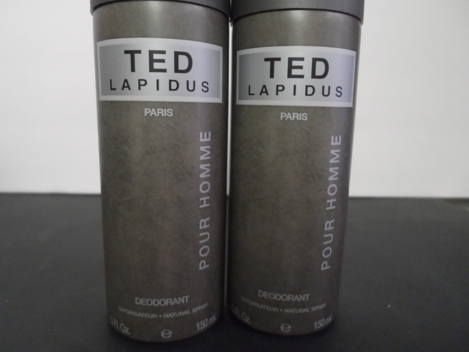 Ted Lapidus Pour Homme DEODORANT Spray 5 oz / 200 ml Lot Of