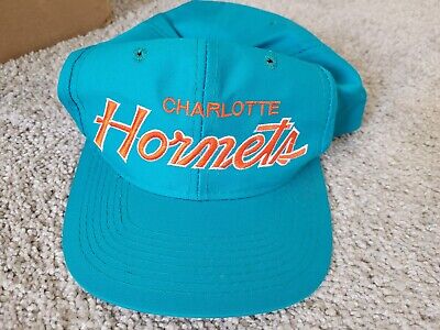 Charlotte Hornets Vintage Snapback Hat NBA Officially Licensed Authentic