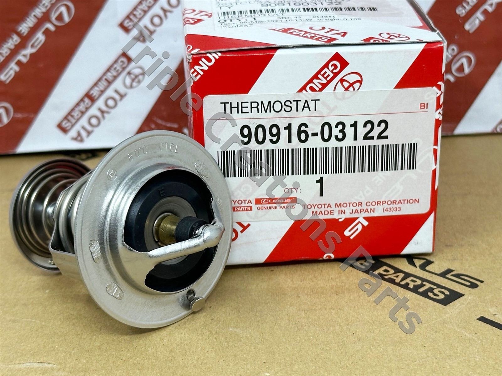 asu22501k様　　ご提案ページ 90916-03122 New Genuine Toyota Thermostat 9091603122 OEM | eBay